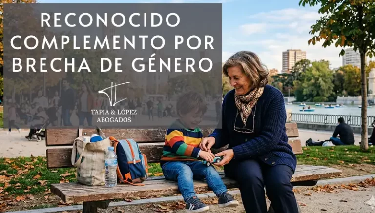 Reconocido el complemento por brecha de género por el cuidado de una nieta en acogimiento